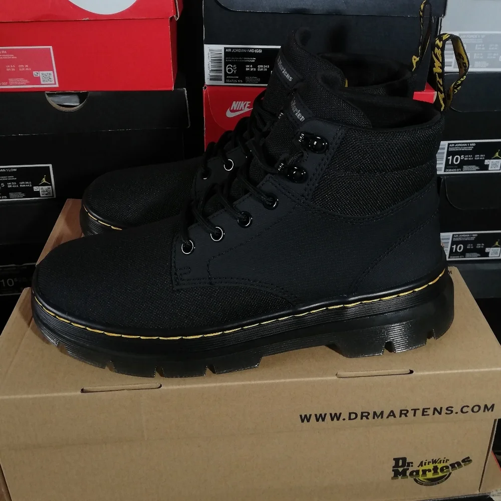 DR. MARTENS RAKIM BLACK MEN US SIZE 8 BRAND NEW IN BOX - Picture 11 of 16